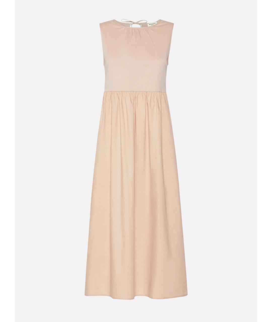 WEEKEND MAX MARA Розовое хлопковое повседневное платье, фото 1