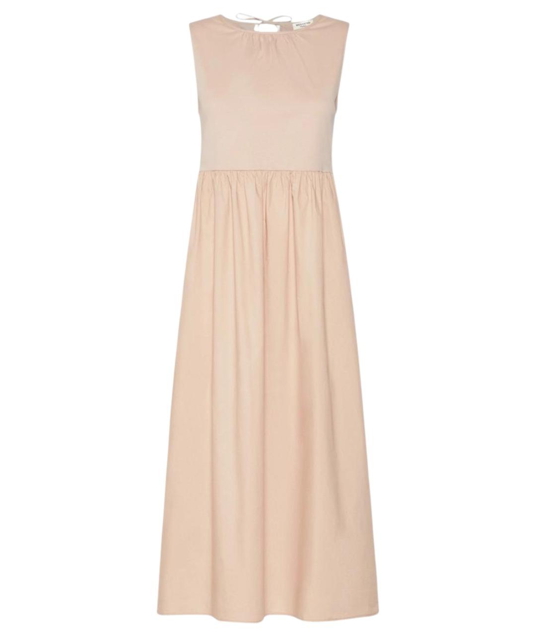 WEEKEND MAX MARA Розовое хлопковое повседневное платье, фото 1