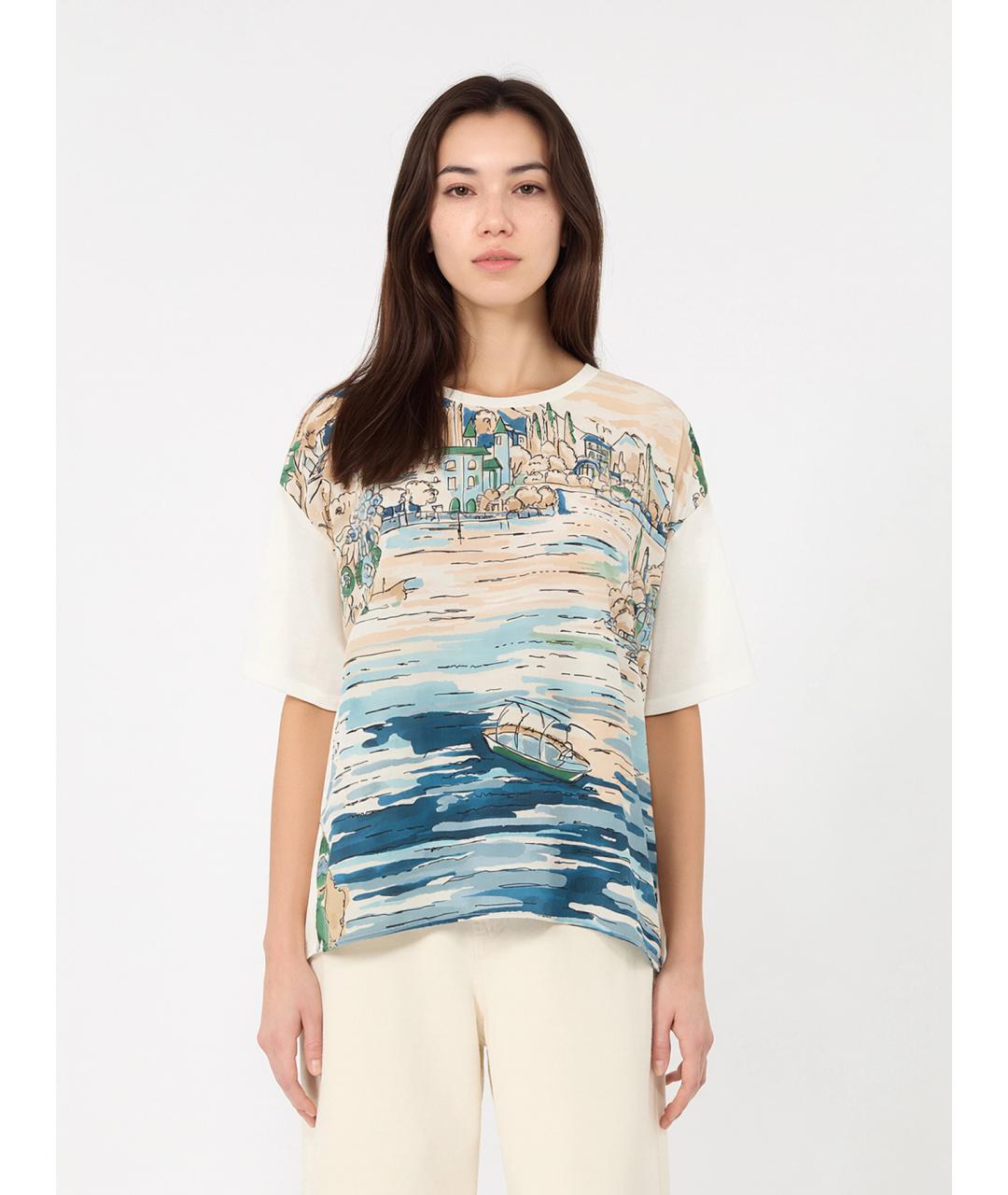 WEEKEND MAX MARA Мульти хлопковая блузы, фото 3