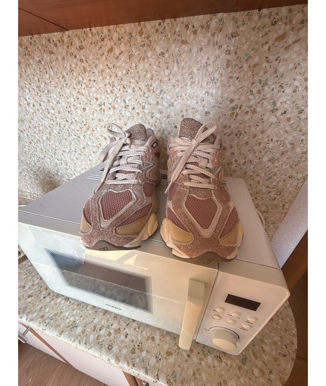 NEW BALANCE Коралловые замшевые кроссовки, фото 2