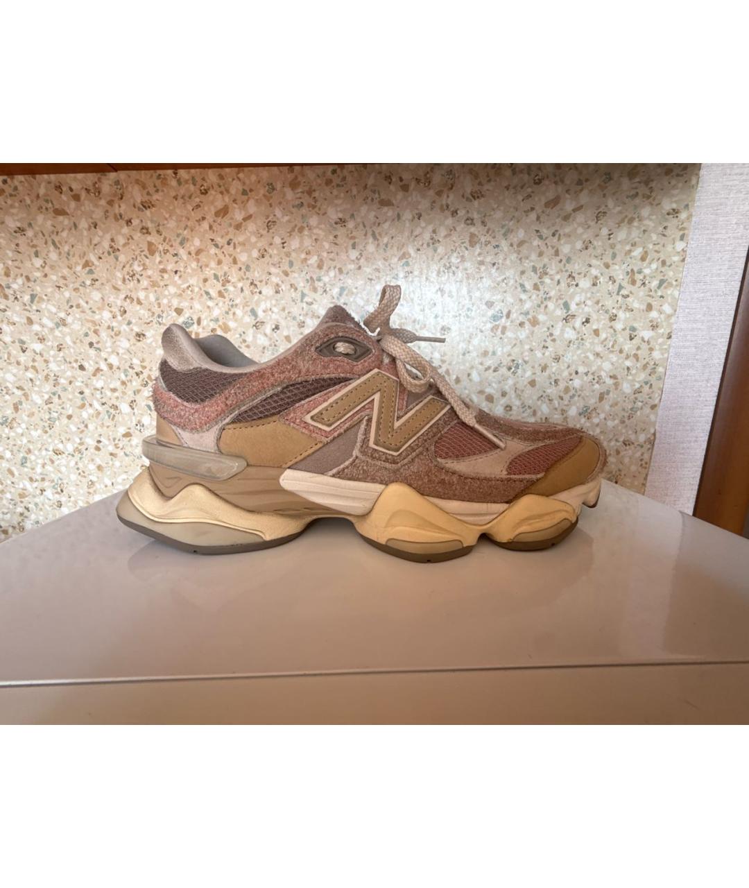 NEW BALANCE Коралловые замшевые кроссовки, фото 5