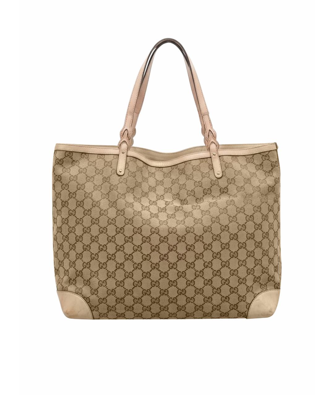 GUCCI Бежевая сумка тоут, фото 1