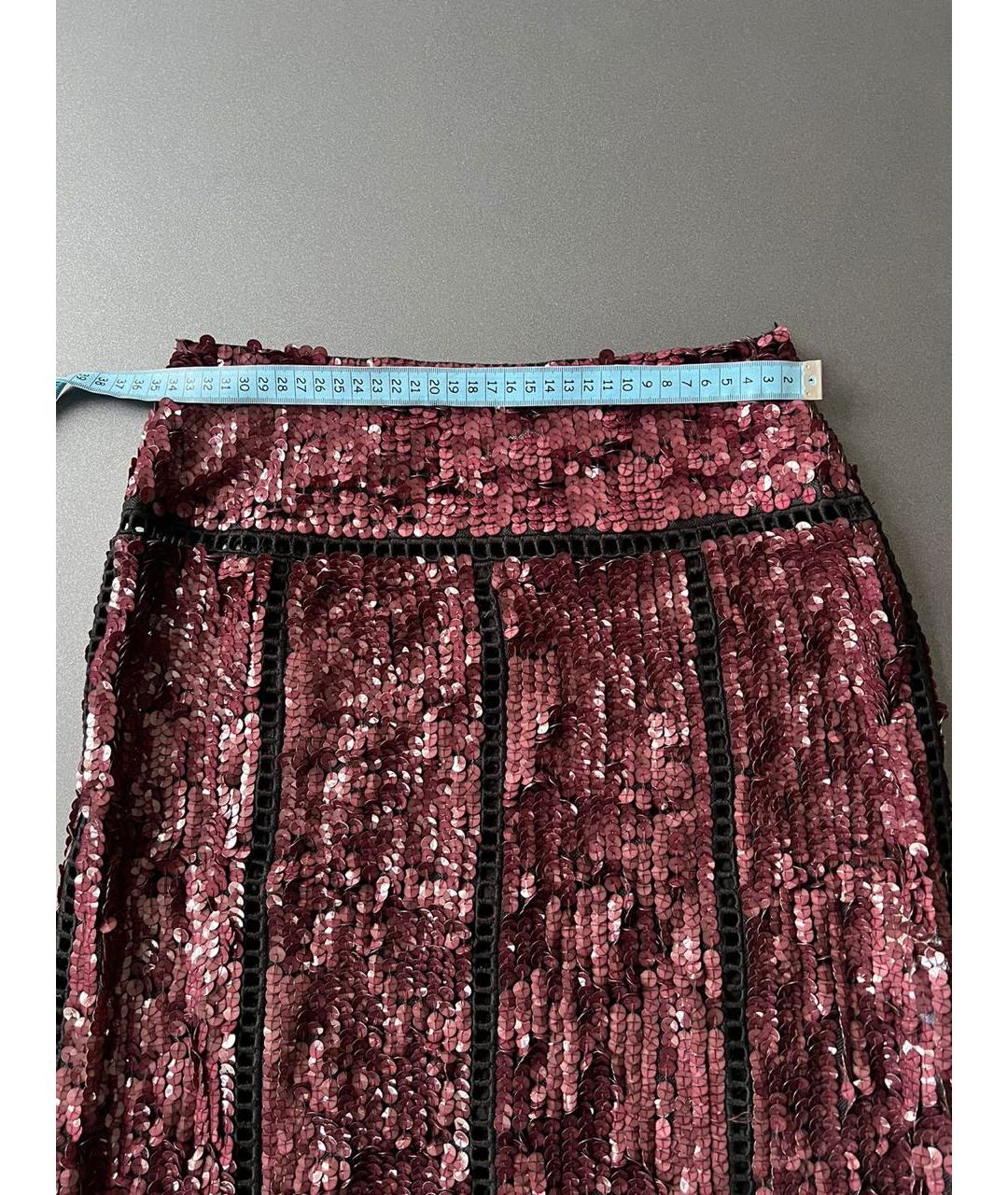 EMILIO PUCCI Бордовая юбка макси, фото 5