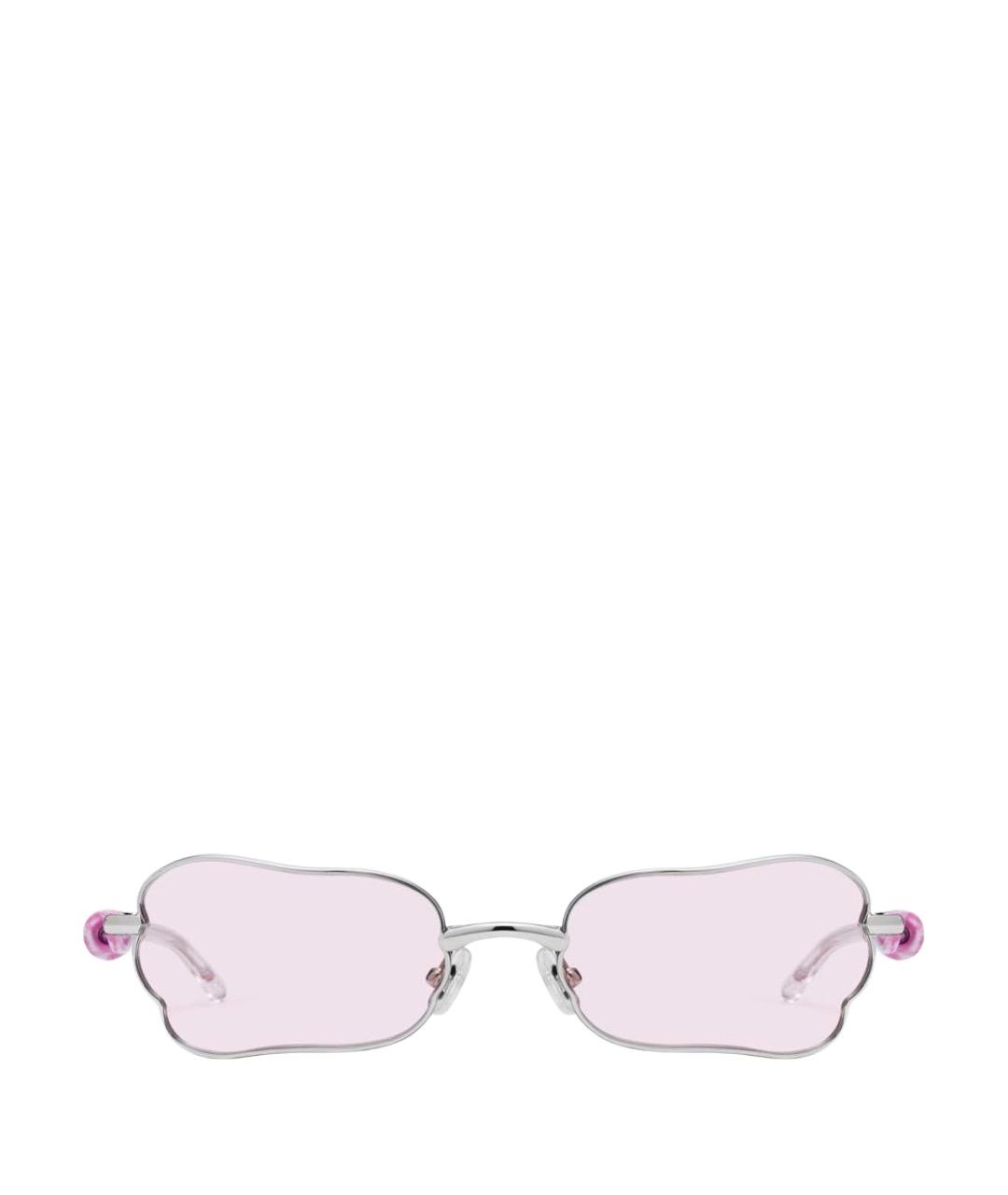 GENTLE MONSTER Серебряные металлические солнцезащитные очки, фото 1