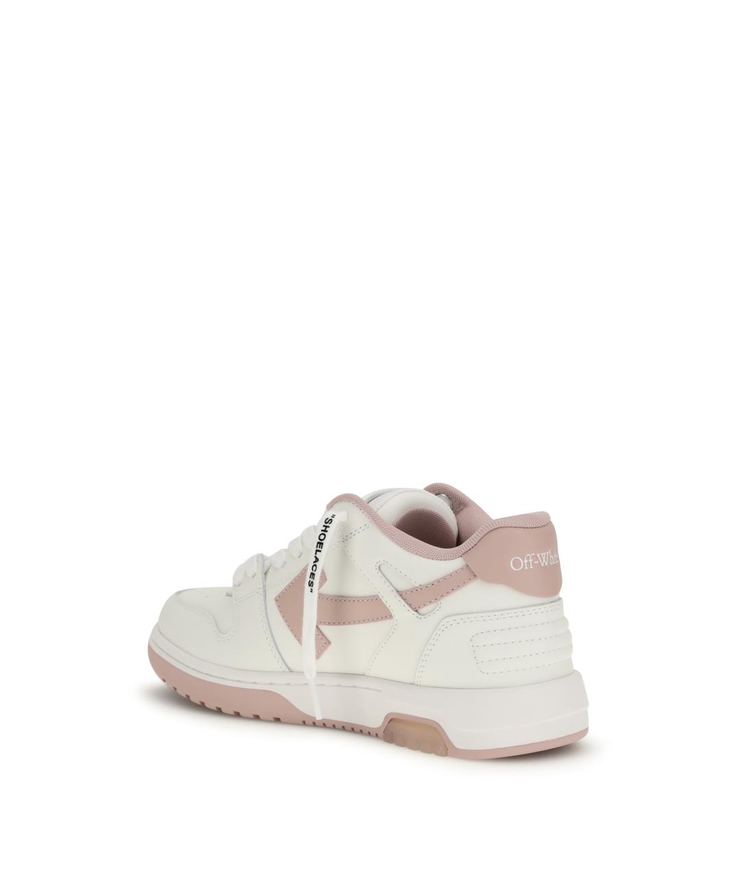 OFF-WHITE Белые кожаные кроссовки, фото 3