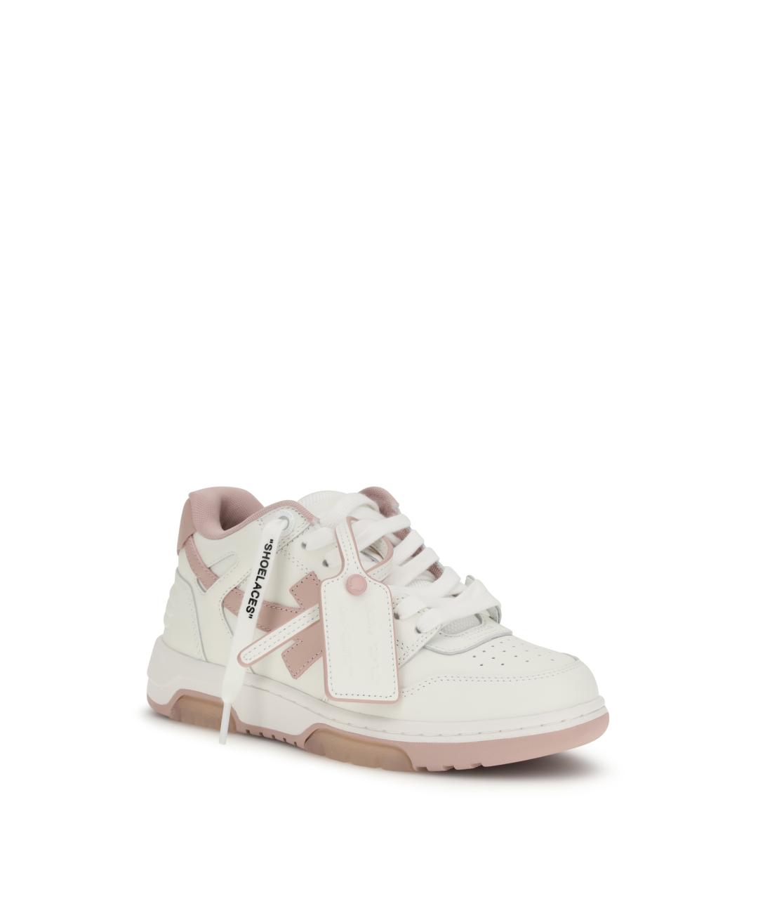 OFF-WHITE Белые кожаные кроссовки, фото 2