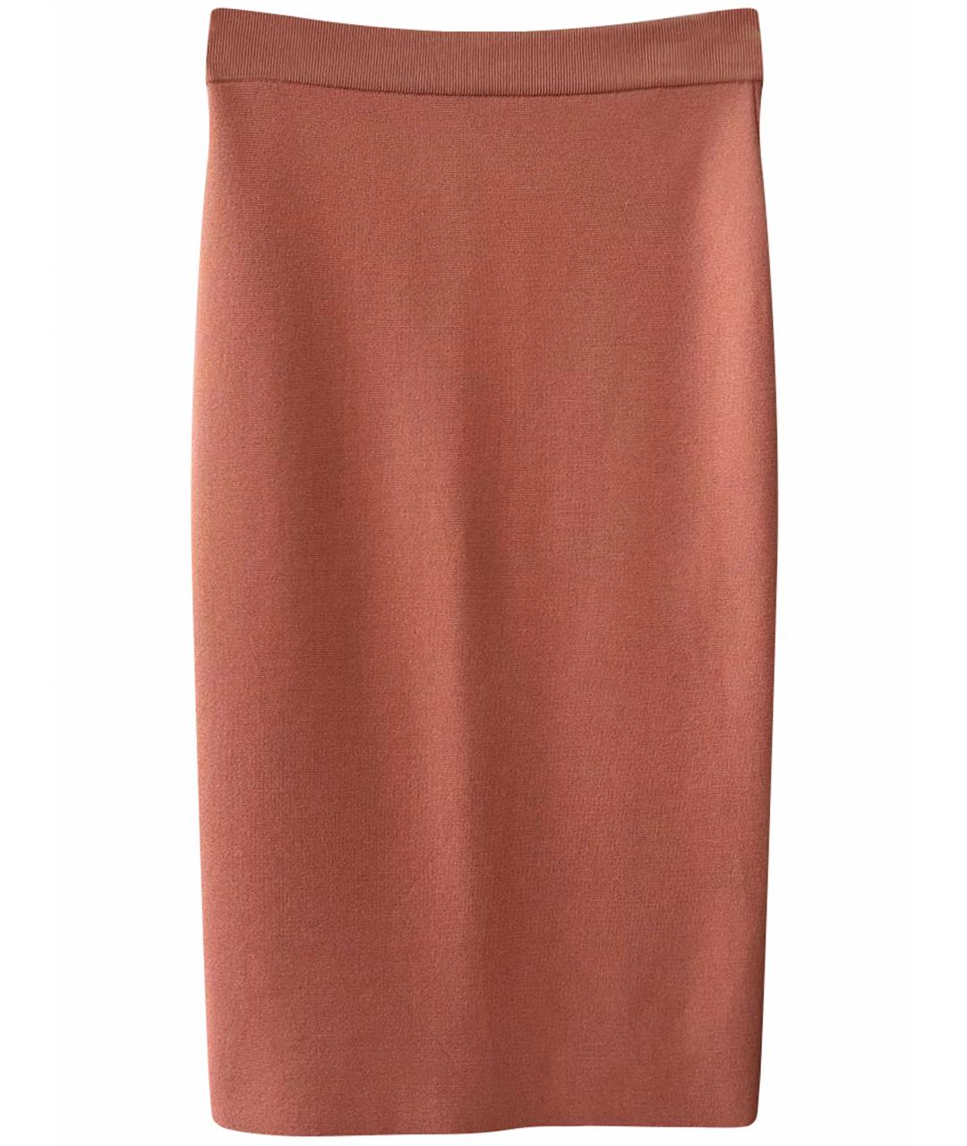 STELLA MCCARTNEY Коралловая юбка миди, фото 1