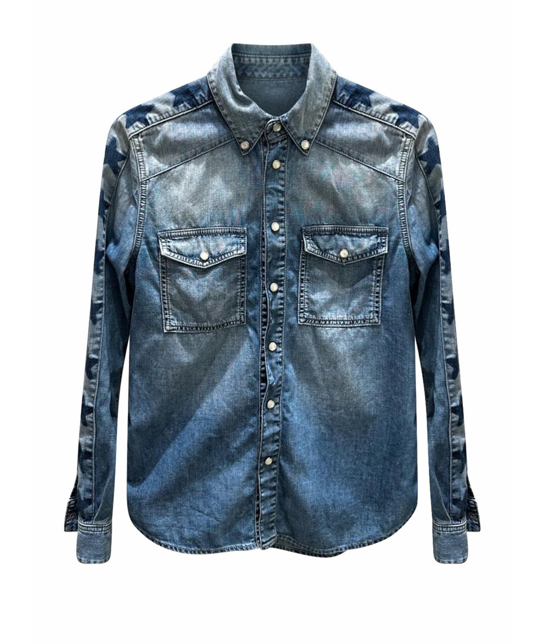 GIVENCHY Синяя хлопковая рубашка, фото 1