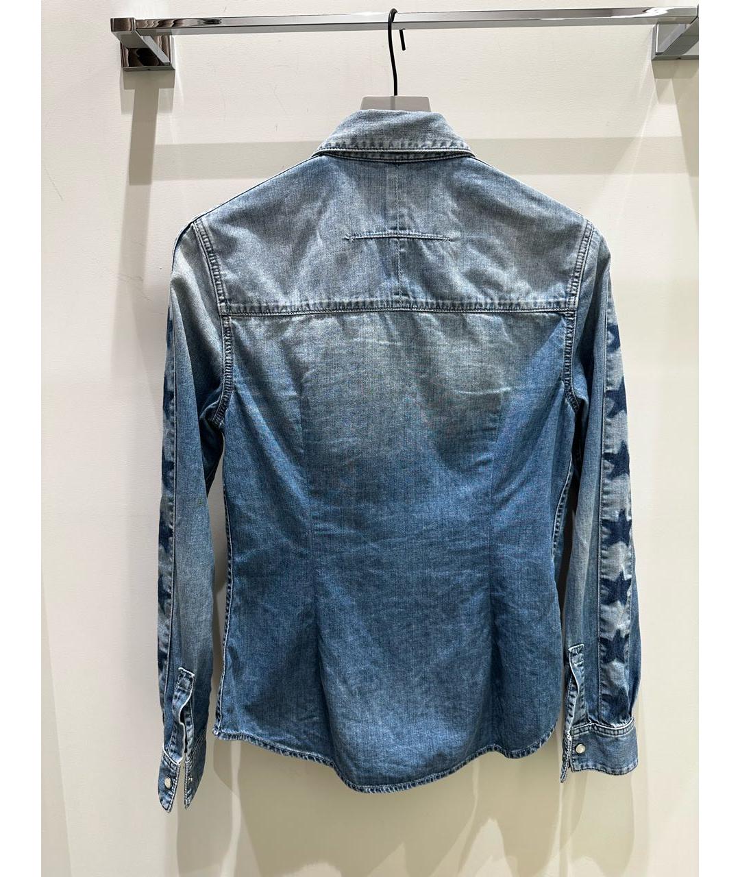 GIVENCHY Синяя хлопковая рубашка, фото 2
