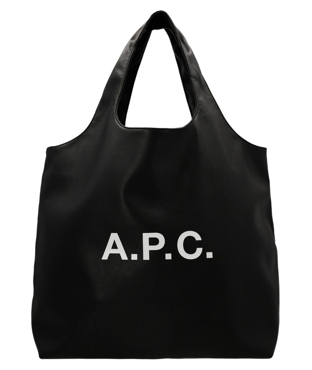 A.P.C. Черная сумка на плечо из искусственной кожи, фото 1