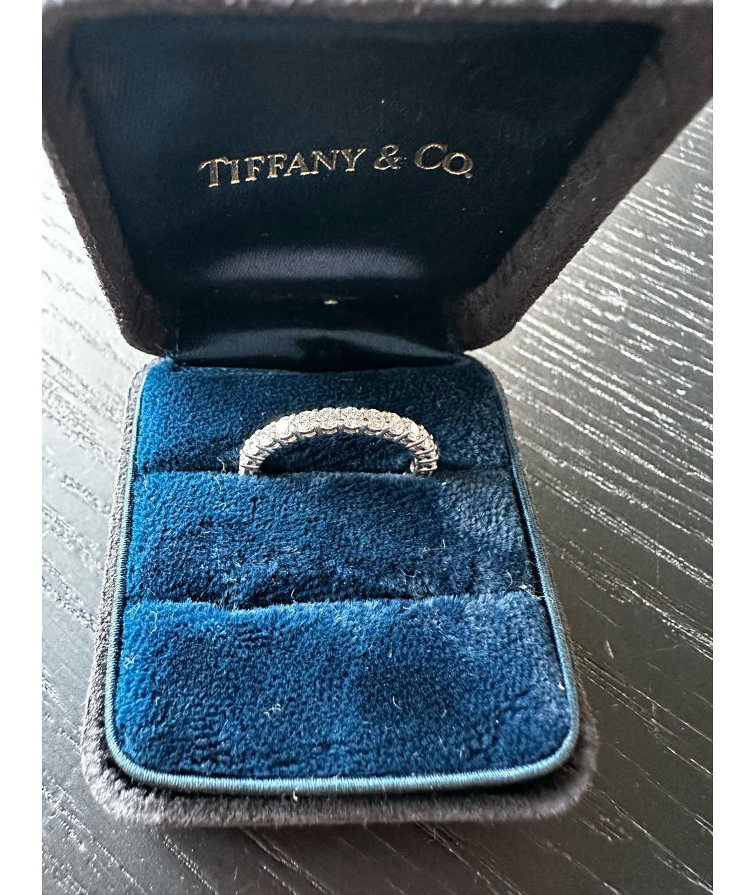 TIFFANY&CO Серебряное платиновое кольцо, фото 7