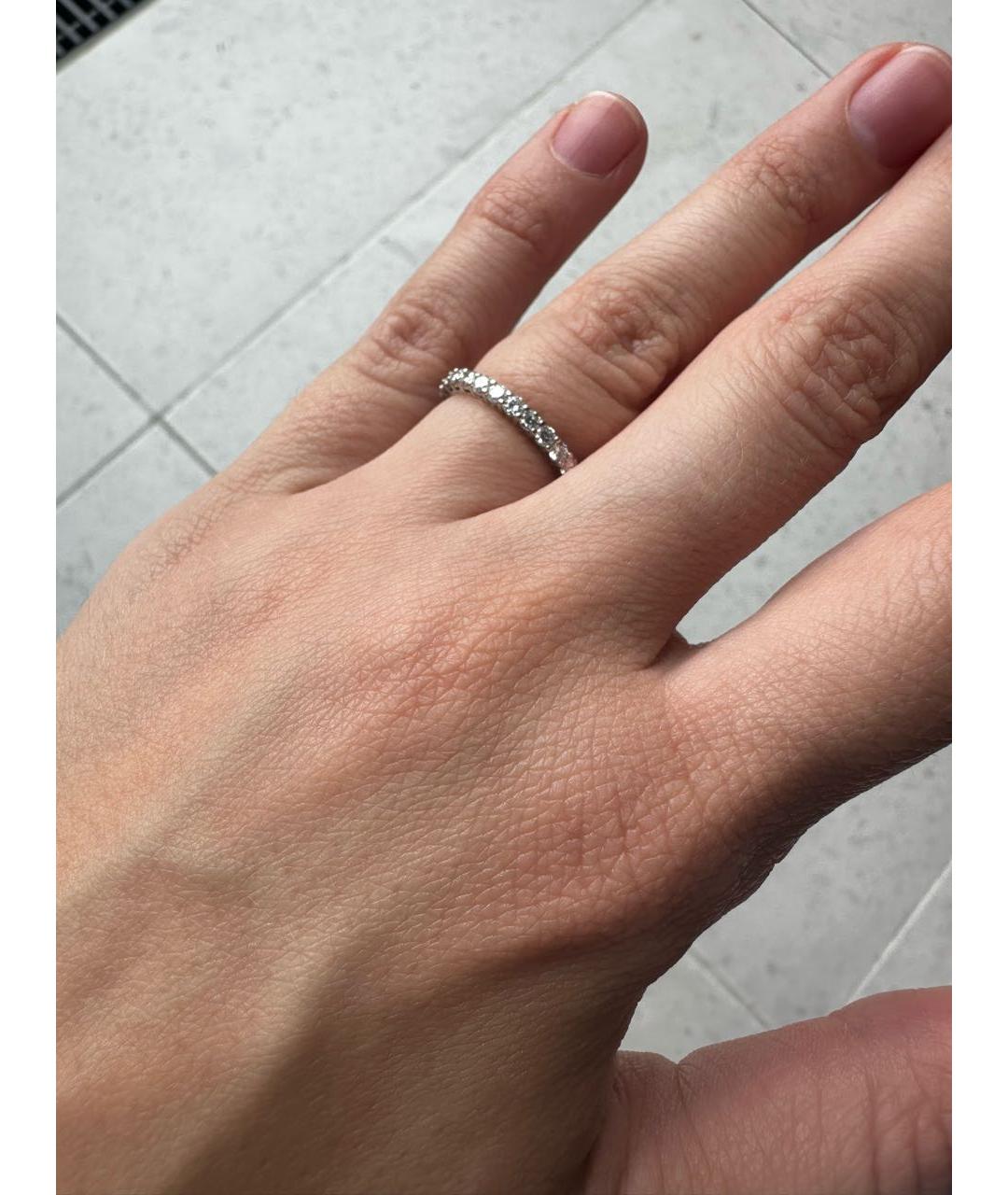 TIFFANY&CO Серебряное платиновое кольцо, фото 8