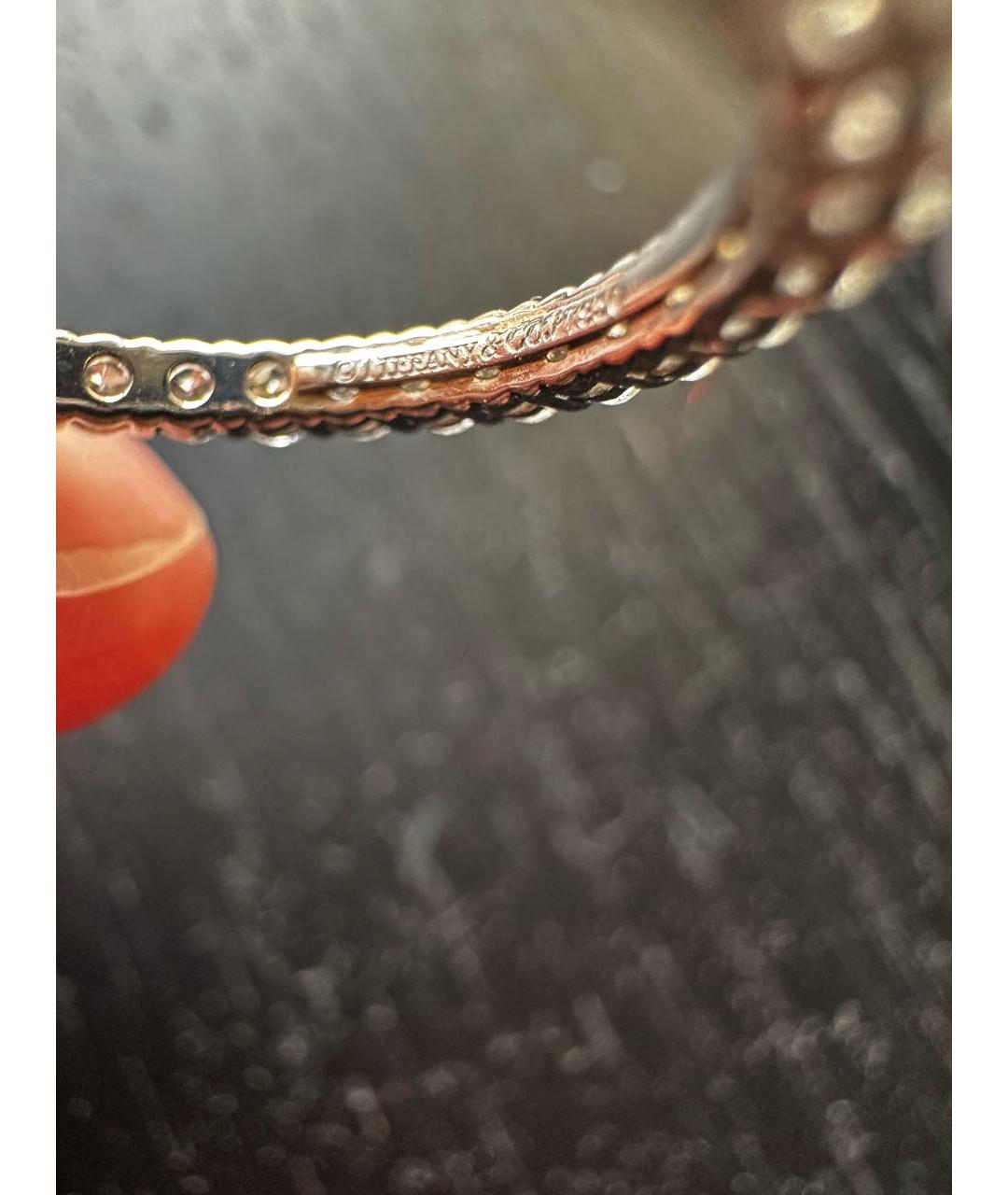 TIFFANY&CO Серебряное платиновое кольцо, фото 5