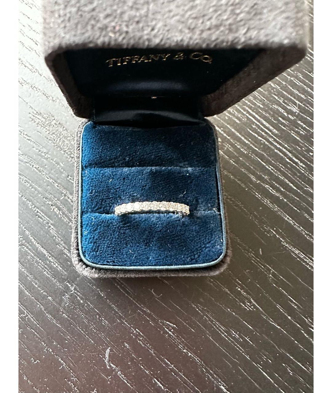 TIFFANY&CO Серебряное платиновое кольцо, фото 6