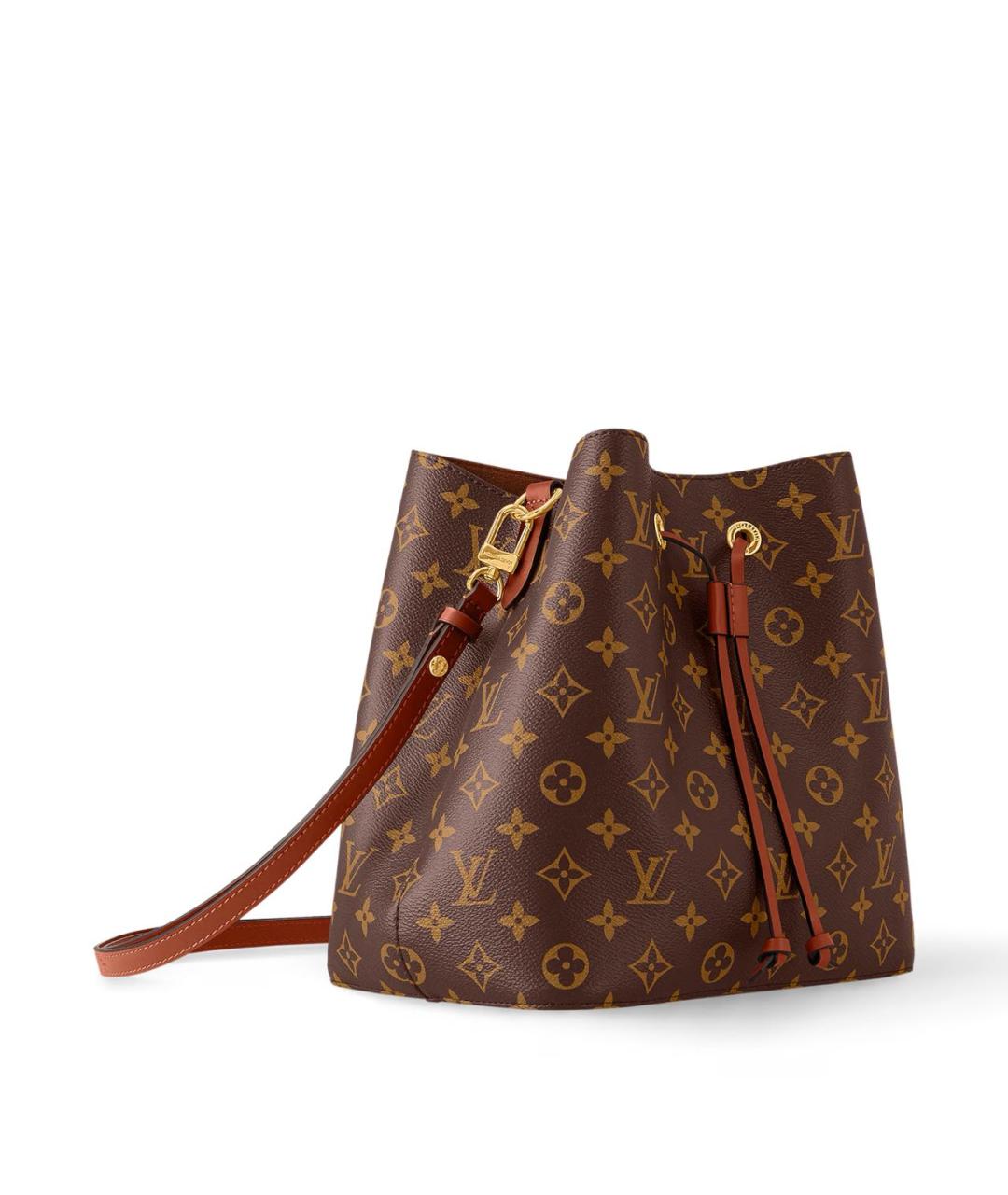 LOUIS VUITTON Коричневая сумка через плечо, фото 2
