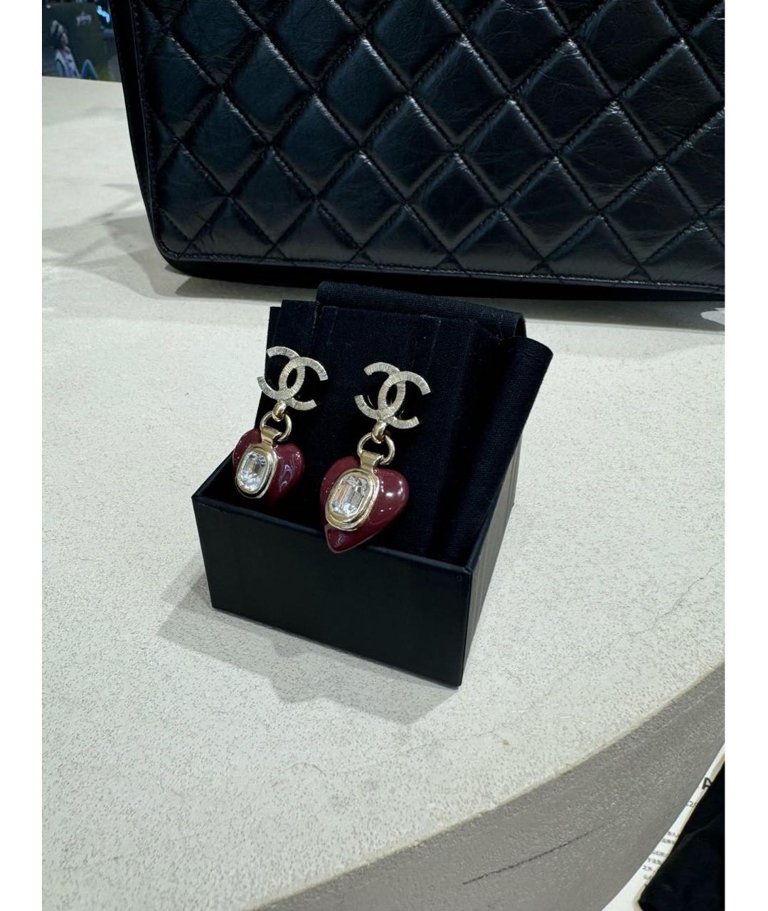CHANEL Золотые серьги, фото 3