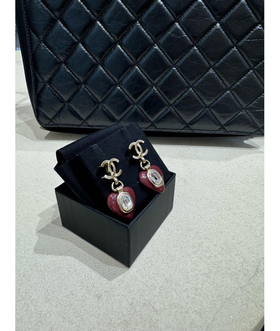 CHANEL Золотые серьги, фото 2