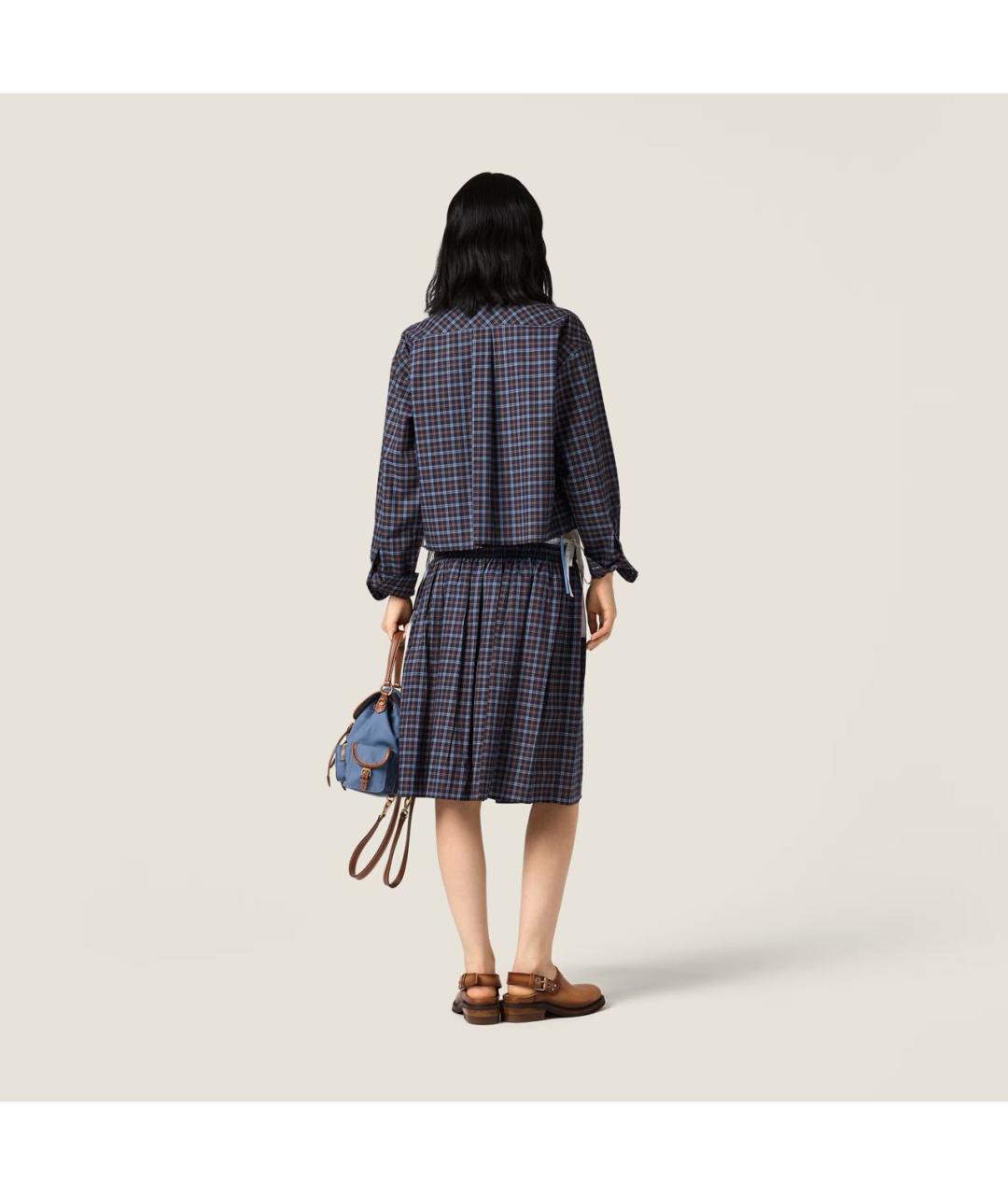 MIU MIU Синяя рубашка, фото 3
