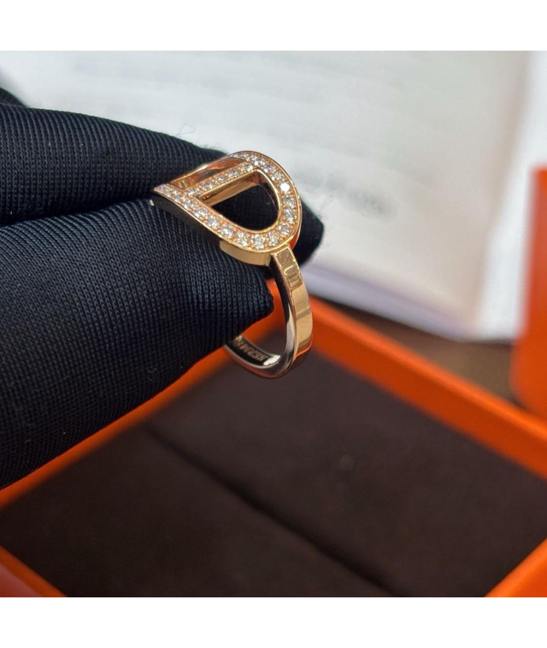 HERMES Розовое кольцо из розового золота, фото 5