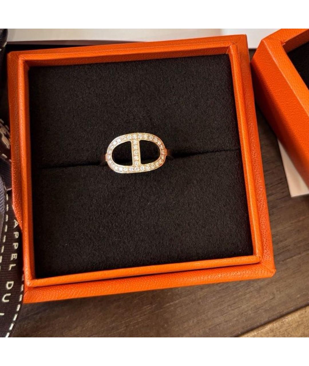 HERMES Розовое кольцо из розового золота, фото 2