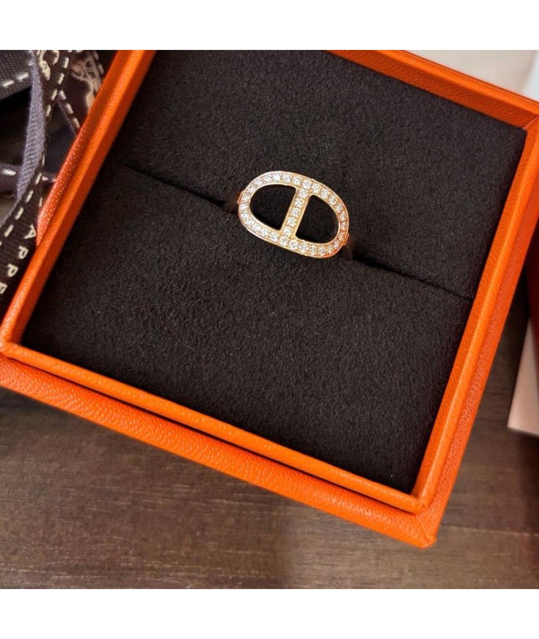 HERMES Розовое кольцо из розового золота, фото 3