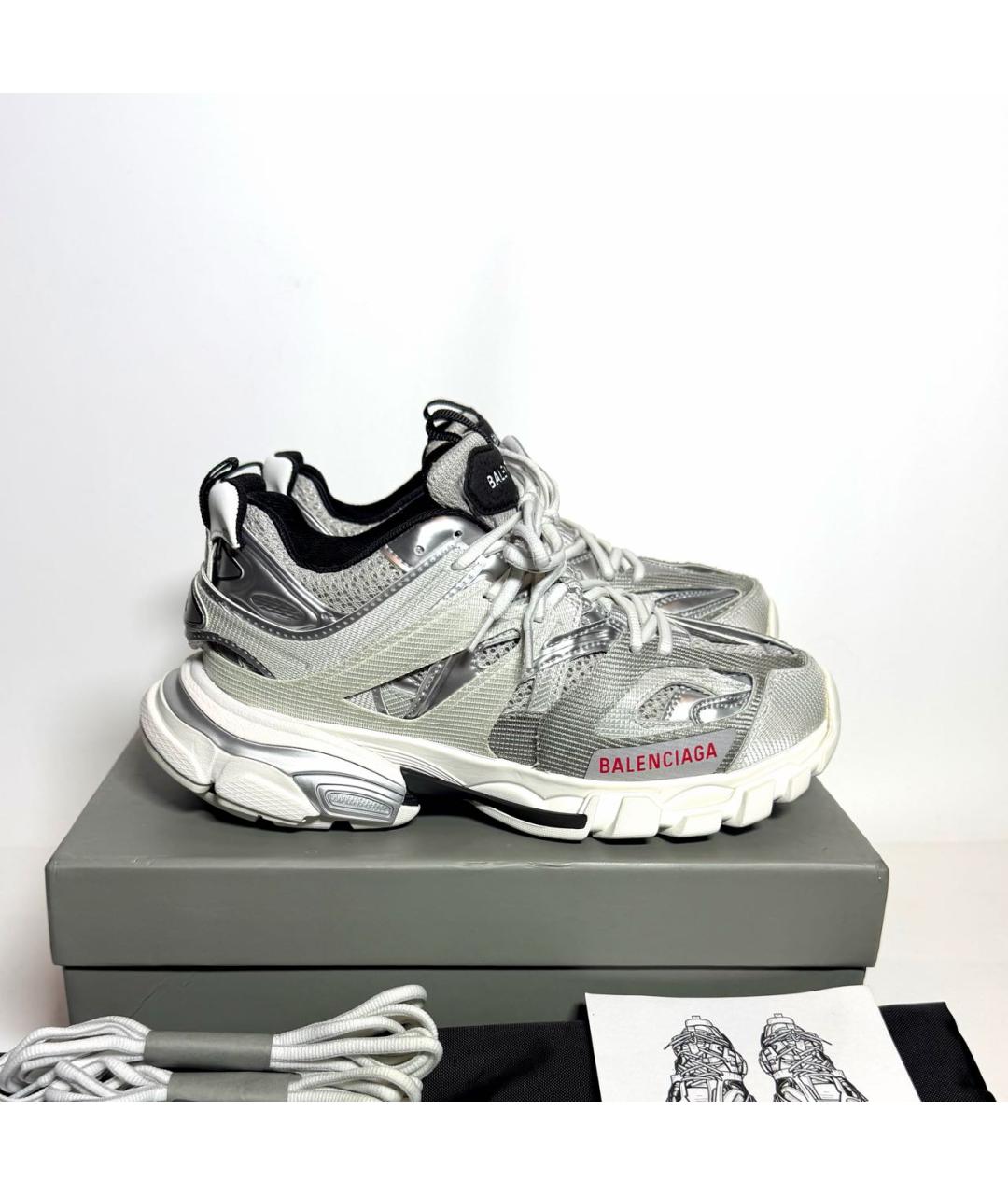 BALENCIAGA Серые кроссовки, фото 3
