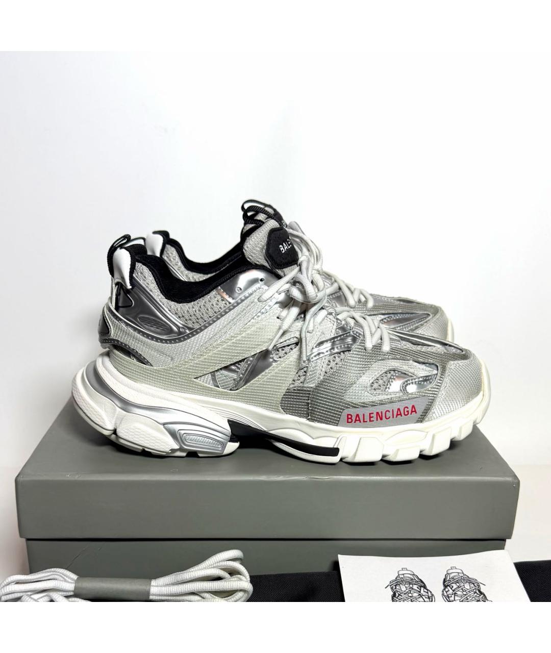 BALENCIAGA Серые кроссовки, фото 9
