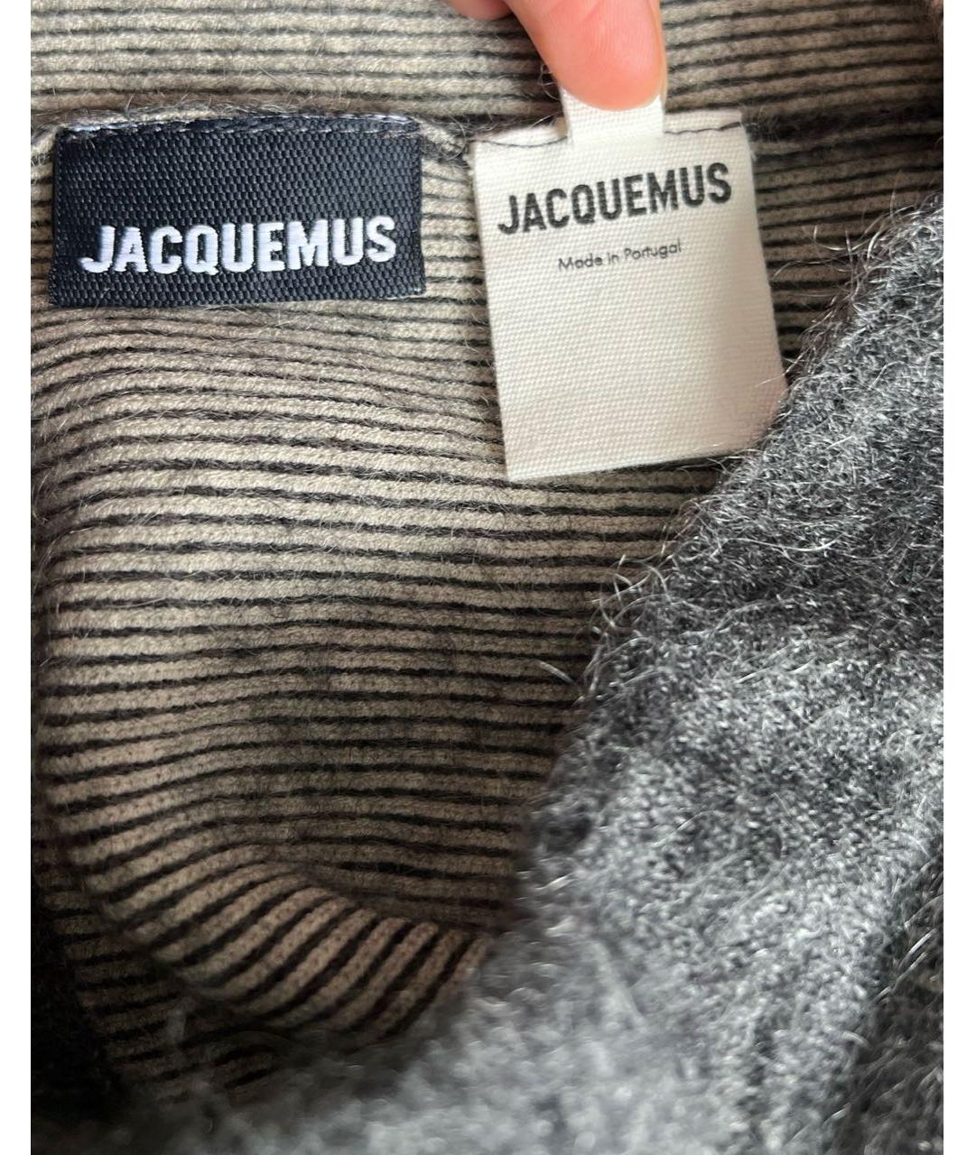 JACQUEMUS Серые шорты, фото 6