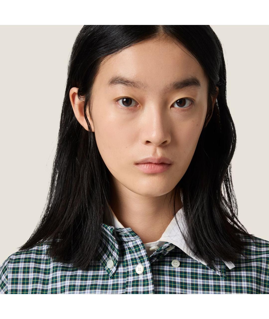 MIU MIU Зеленая рубашка, фото 6