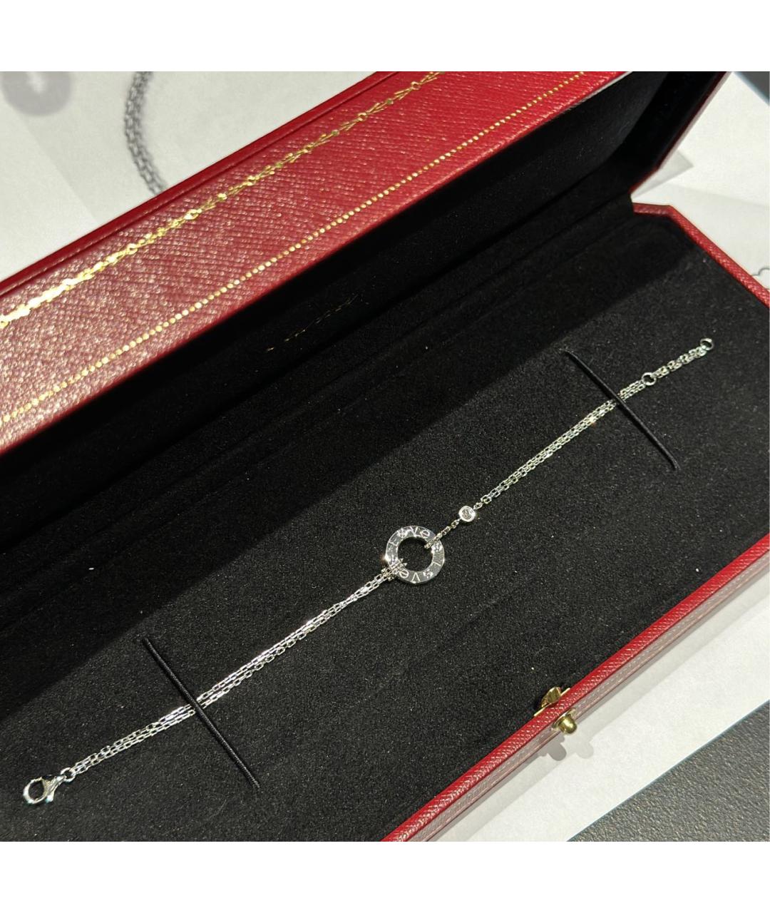 CARTIER Серебряный браслет из белого золота, фото 4