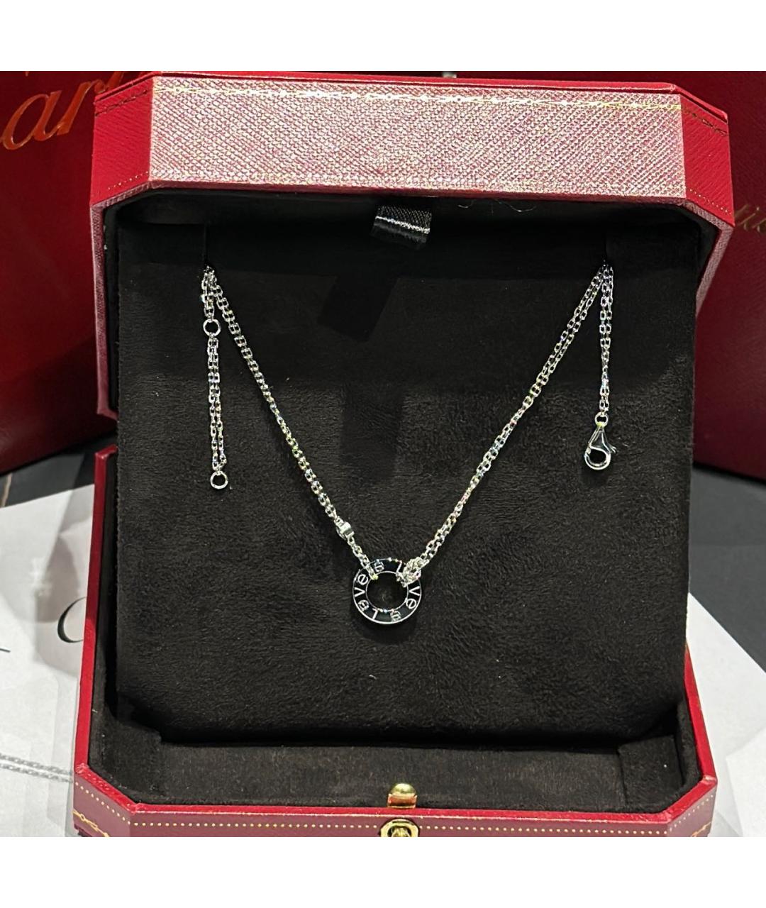 CARTIER Белое колье из белого золота, фото 2