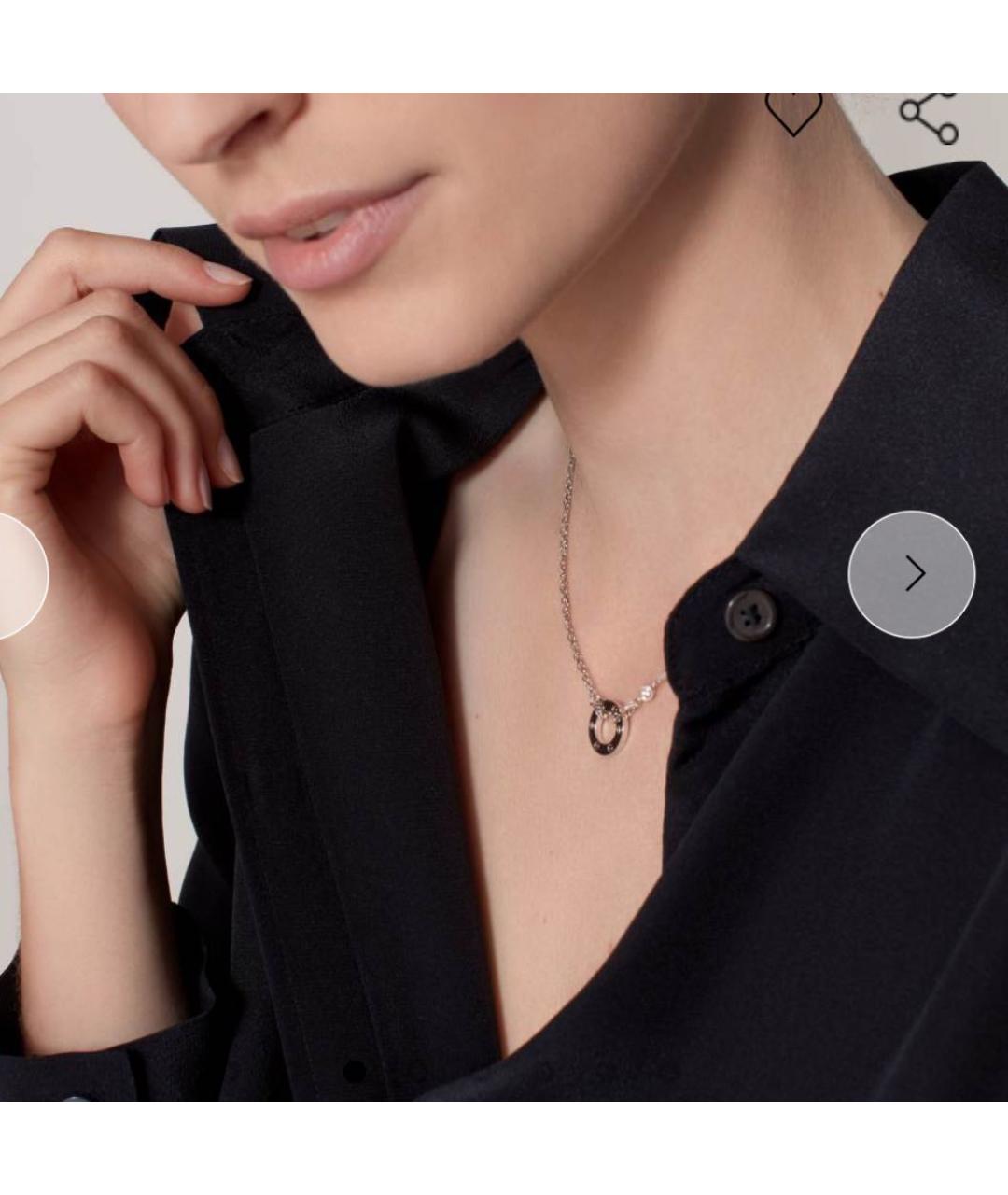 CARTIER Белое колье из белого золота, фото 6