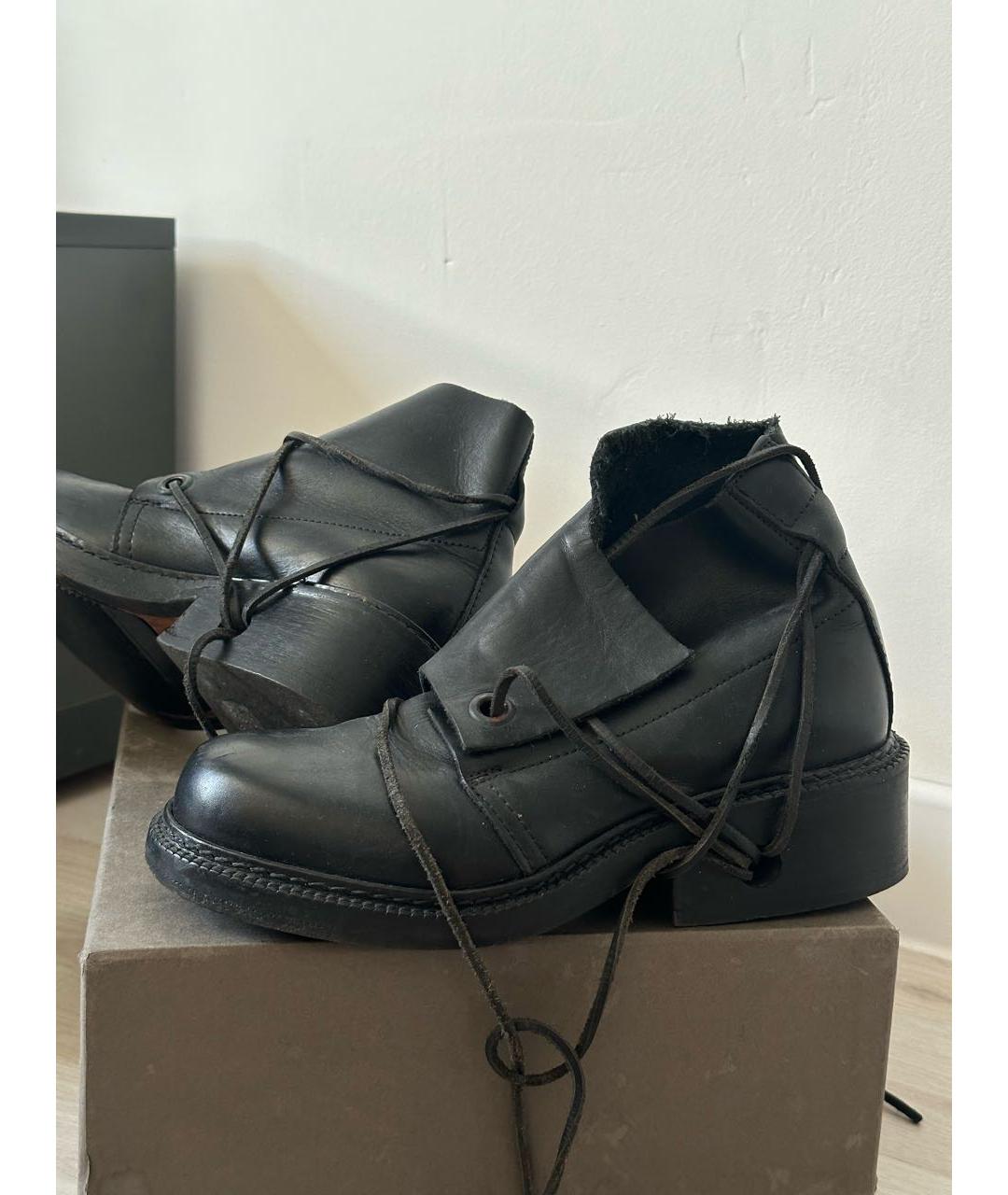 BIKKEMBERGS Черные кожаные ботинки, фото 2
