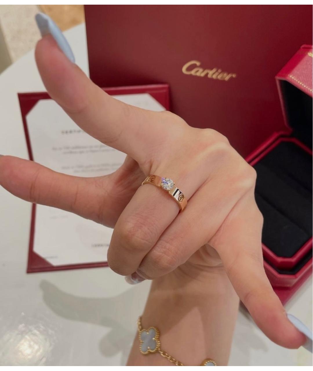 CARTIER Золотое кольцо из розового золота, фото 5