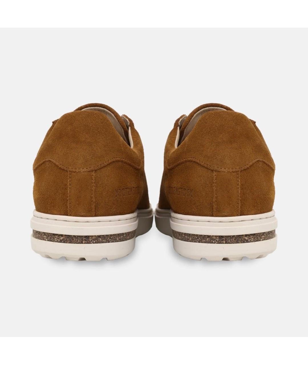 BIRKENSTOCK Коричневые замшевые кеды, фото 4
