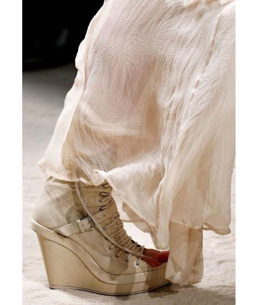 ANN DEMEULEMEESTER Черные кожаные ботинки, фото 7
