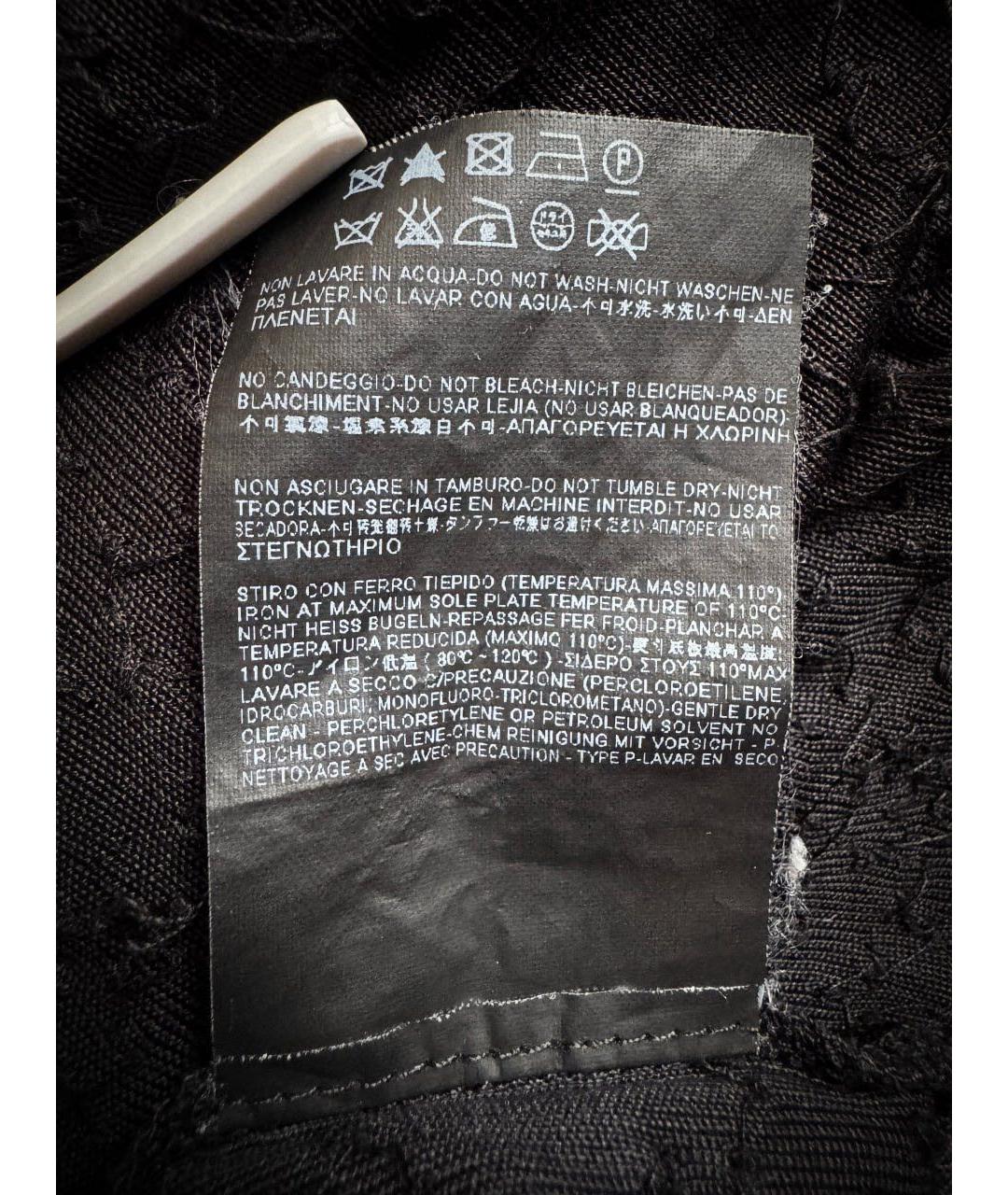 SAINT LAURENT Черная хлопковая футболка, фото 5