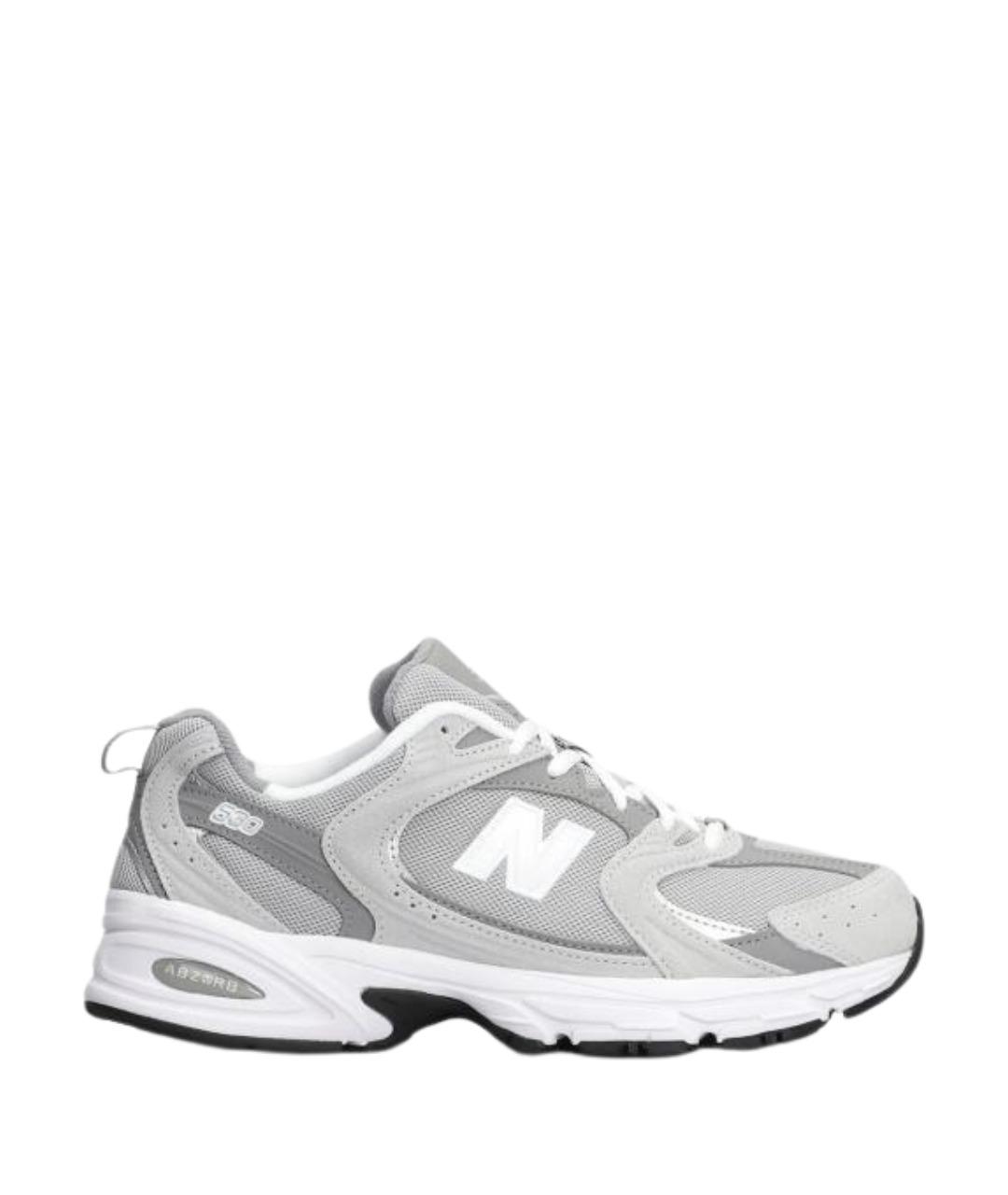 NEW BALANCE Серые низкие кроссовки / кеды, фото 1