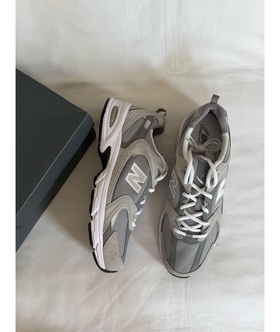 NEW BALANCE Серые низкие кроссовки / кеды, фото 3