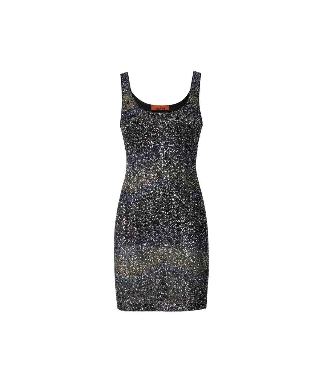MISSONI Черное полиамидовое коктейльное платье, фото 1