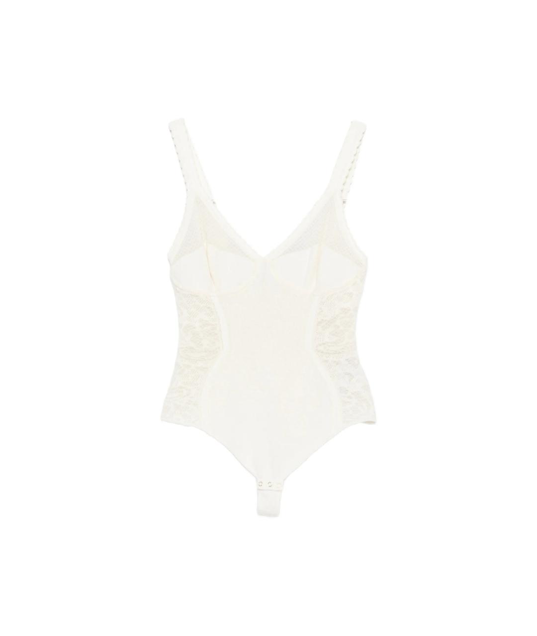 ELISABETTA FRANCHI Белое боди, фото 1