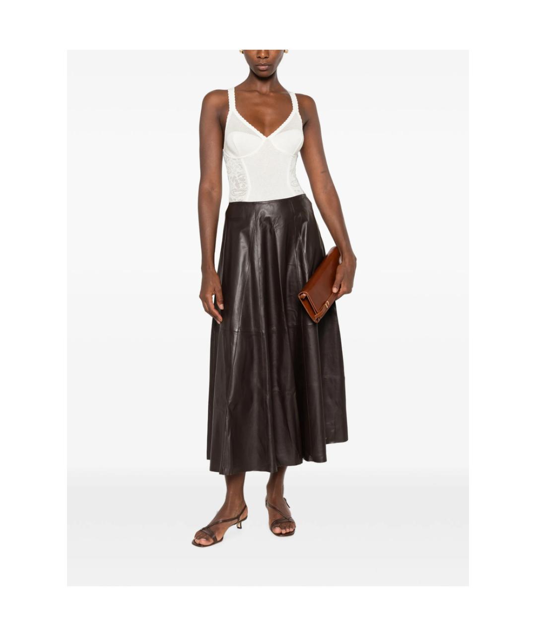 ELISABETTA FRANCHI Белое боди, фото 5