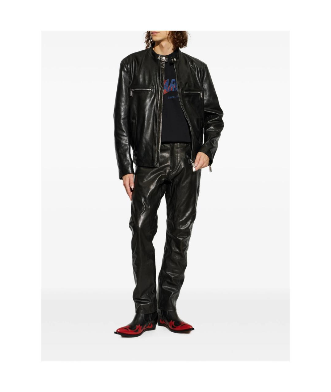 DSQUARED2 Черная хлопковая футболка, фото 2
