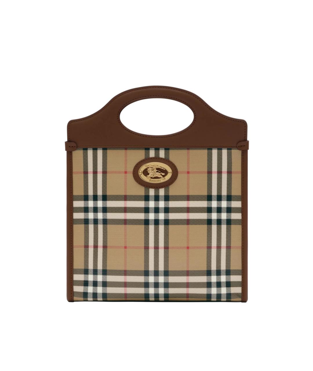 BURBERRY Бежевая канва сумка тоут, фото 1