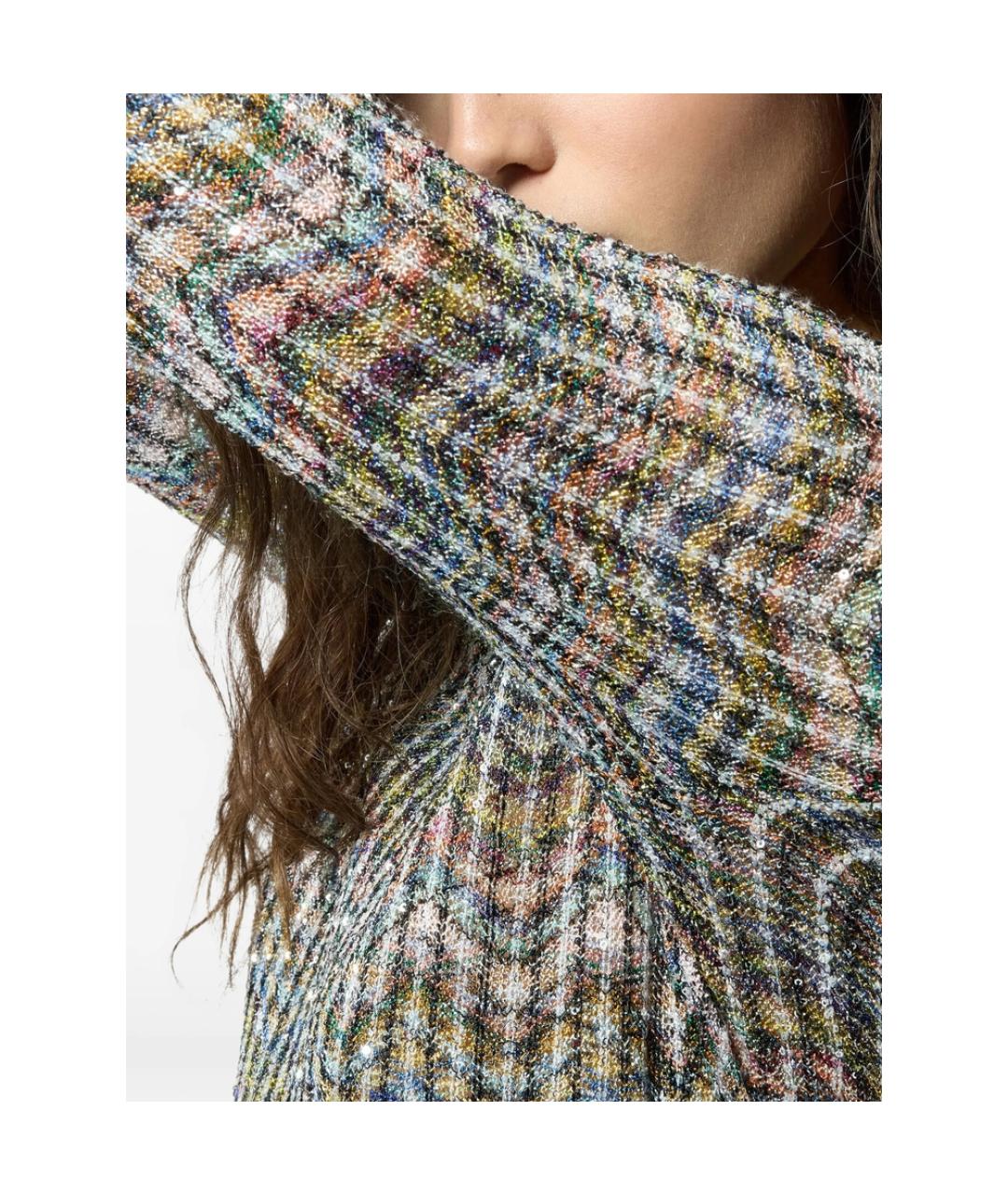 MISSONI Голубой вискозный джемпер / свитер, фото 3
