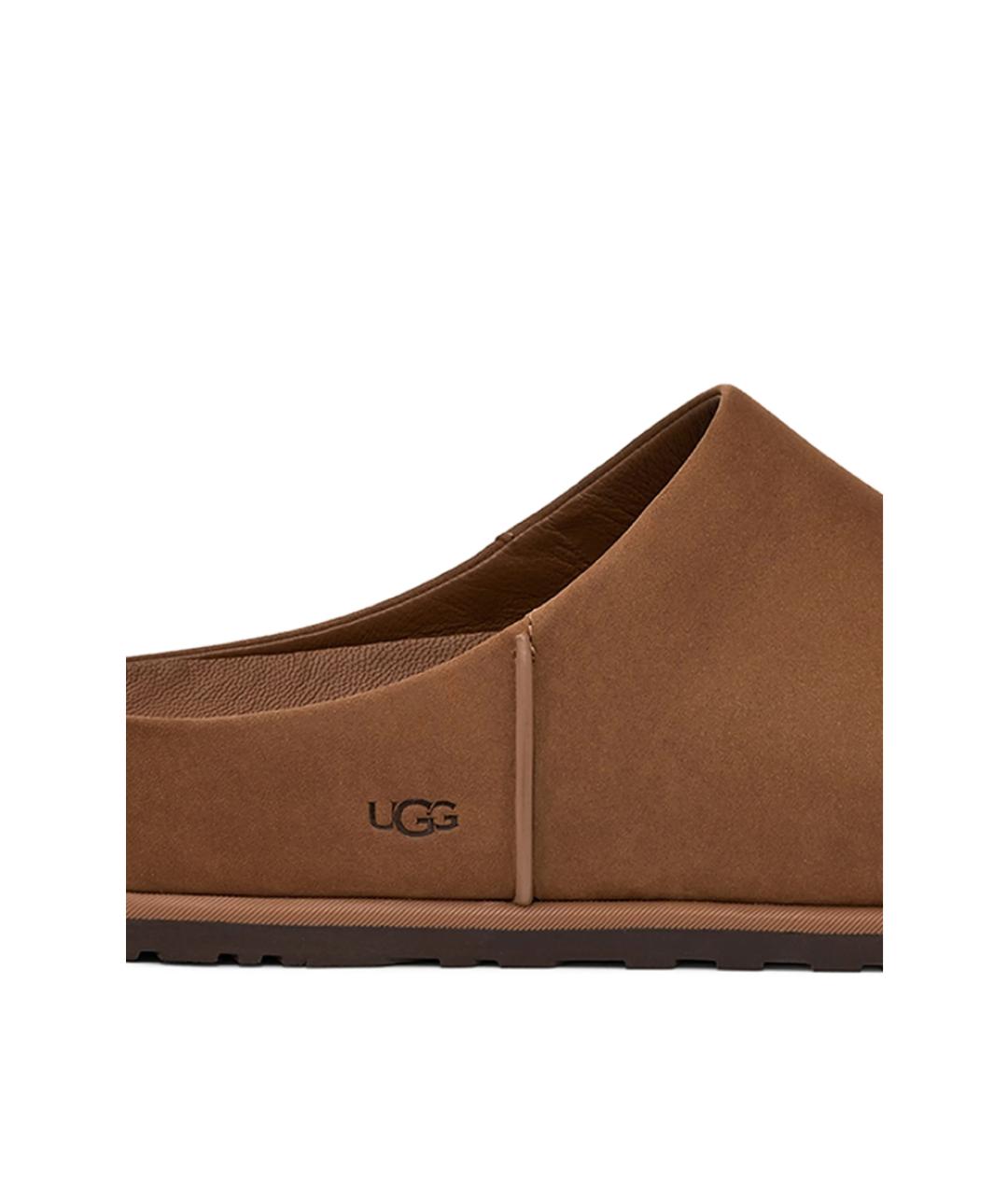 UGG Коричневые кожаные сандалии, фото 2
