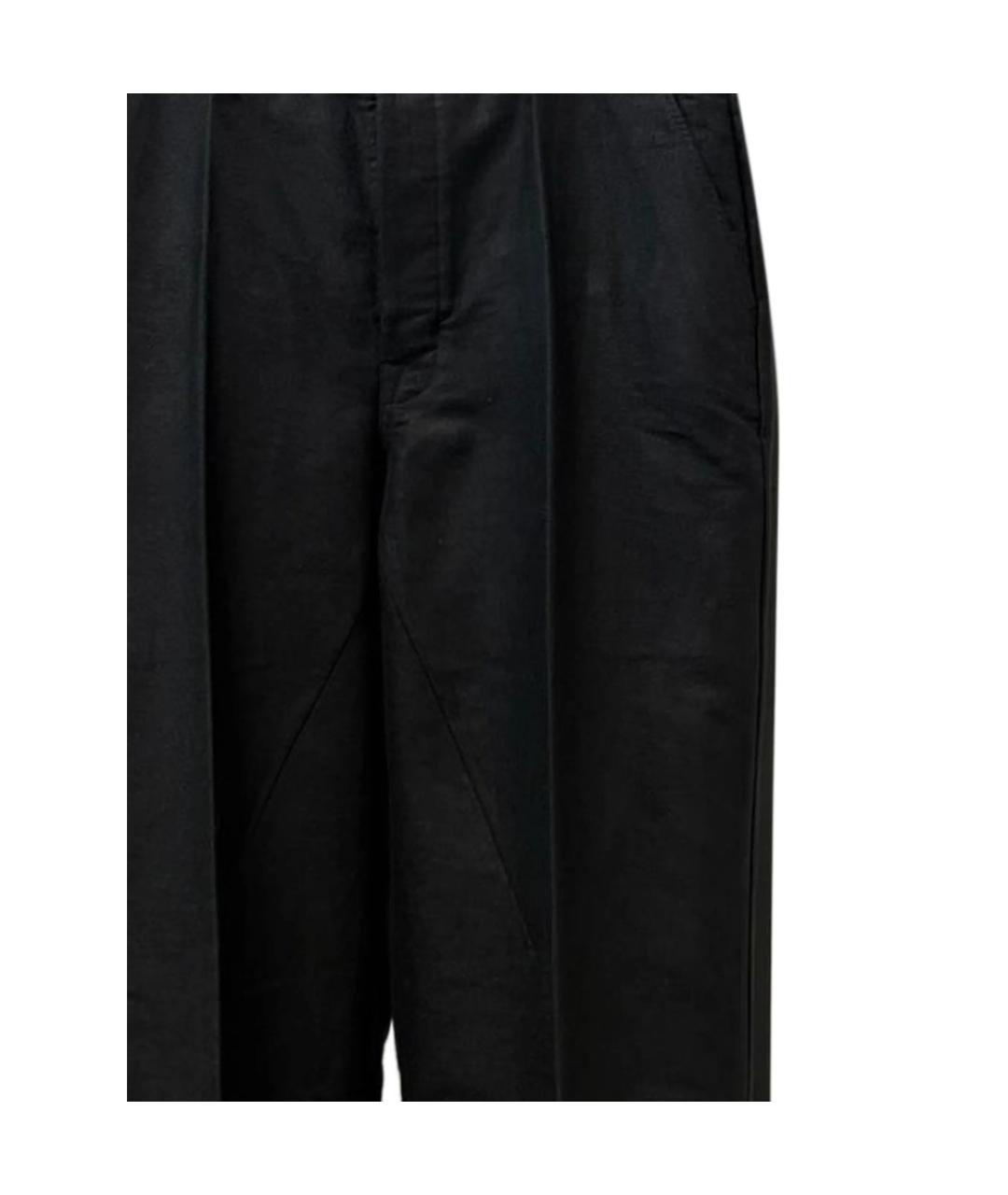 RICK OWENS Черные повседневные брюки, фото 2