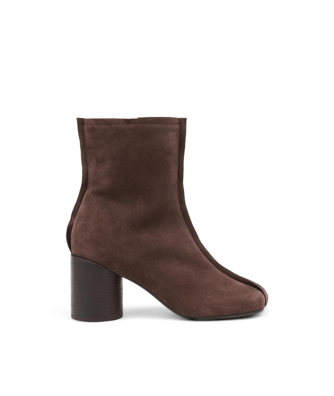 MM6 MAISON MARGIELA Коричневые кожаные туфли, фото 1