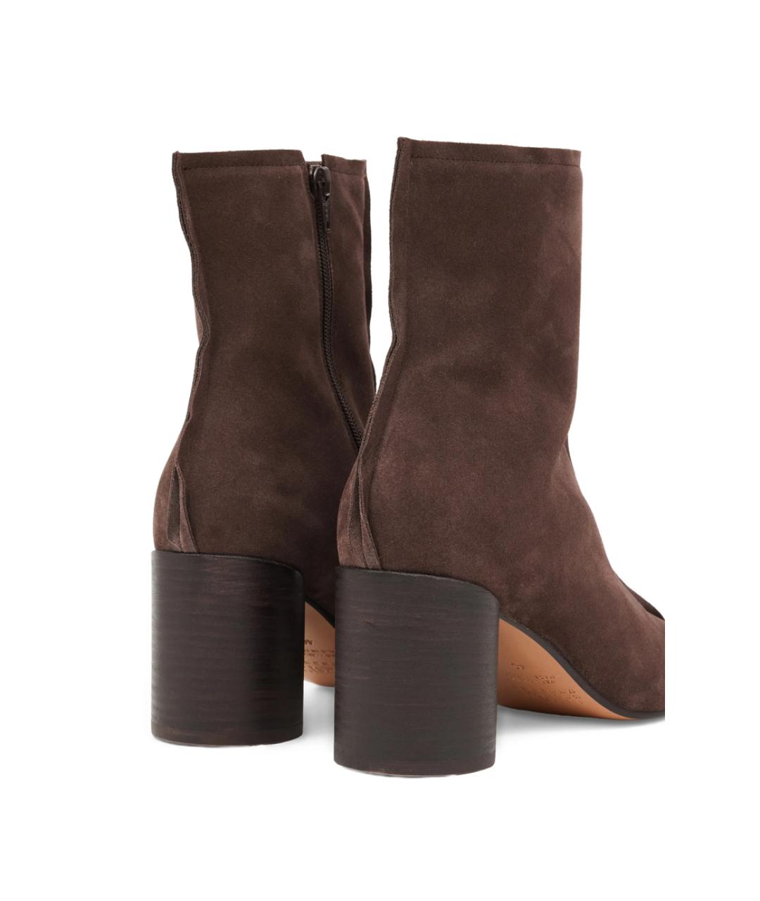 MM6 MAISON MARGIELA Коричневые кожаные туфли, фото 6
