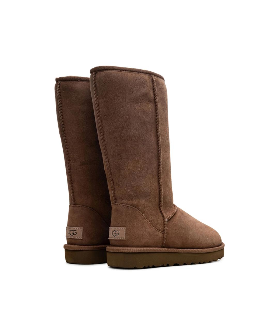 UGG Коричневые замшевые ботинки, фото 5